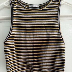 Super Cute Zara Striped Tank Womens Size S
